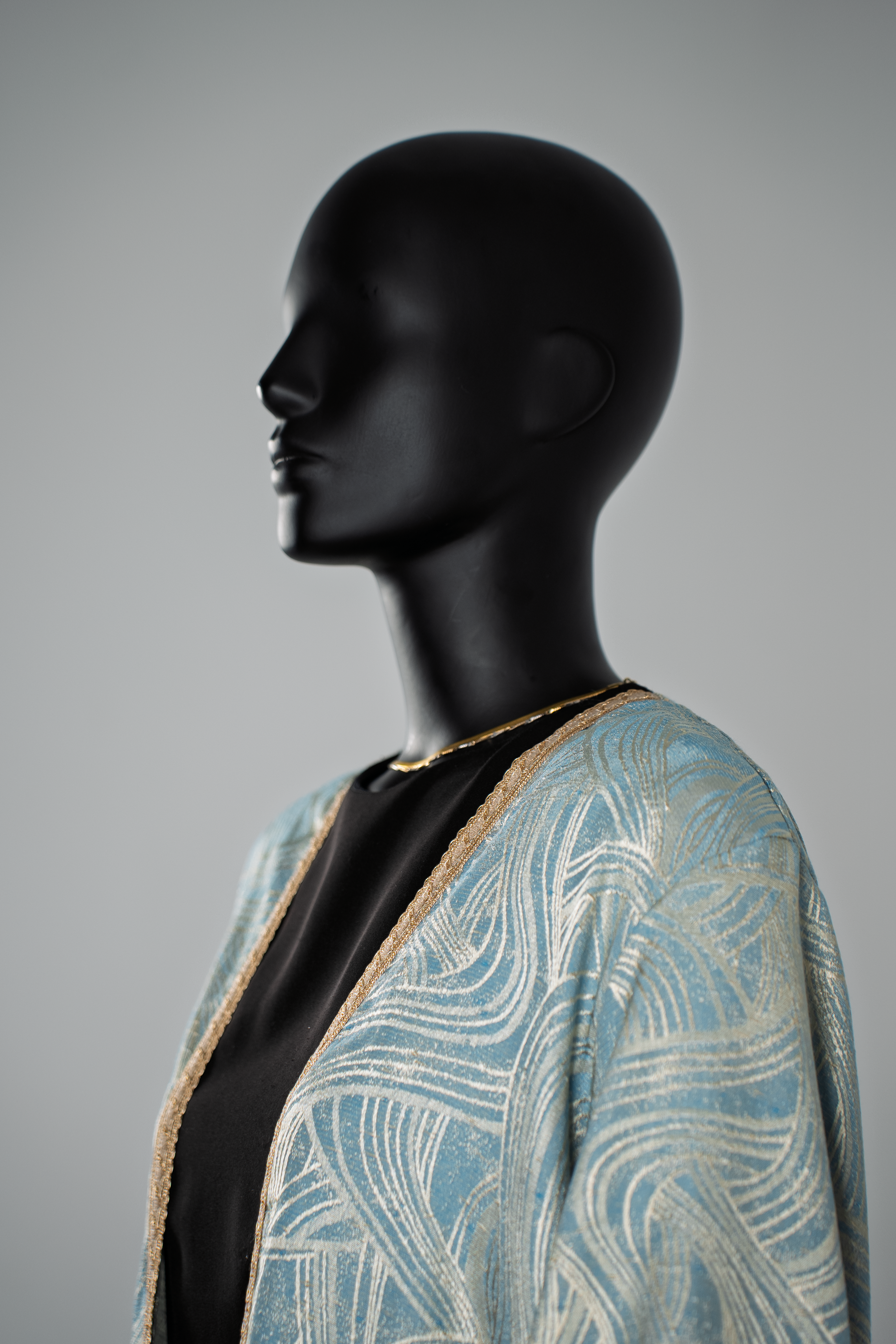 Azure Kaftan – Blue & Gold