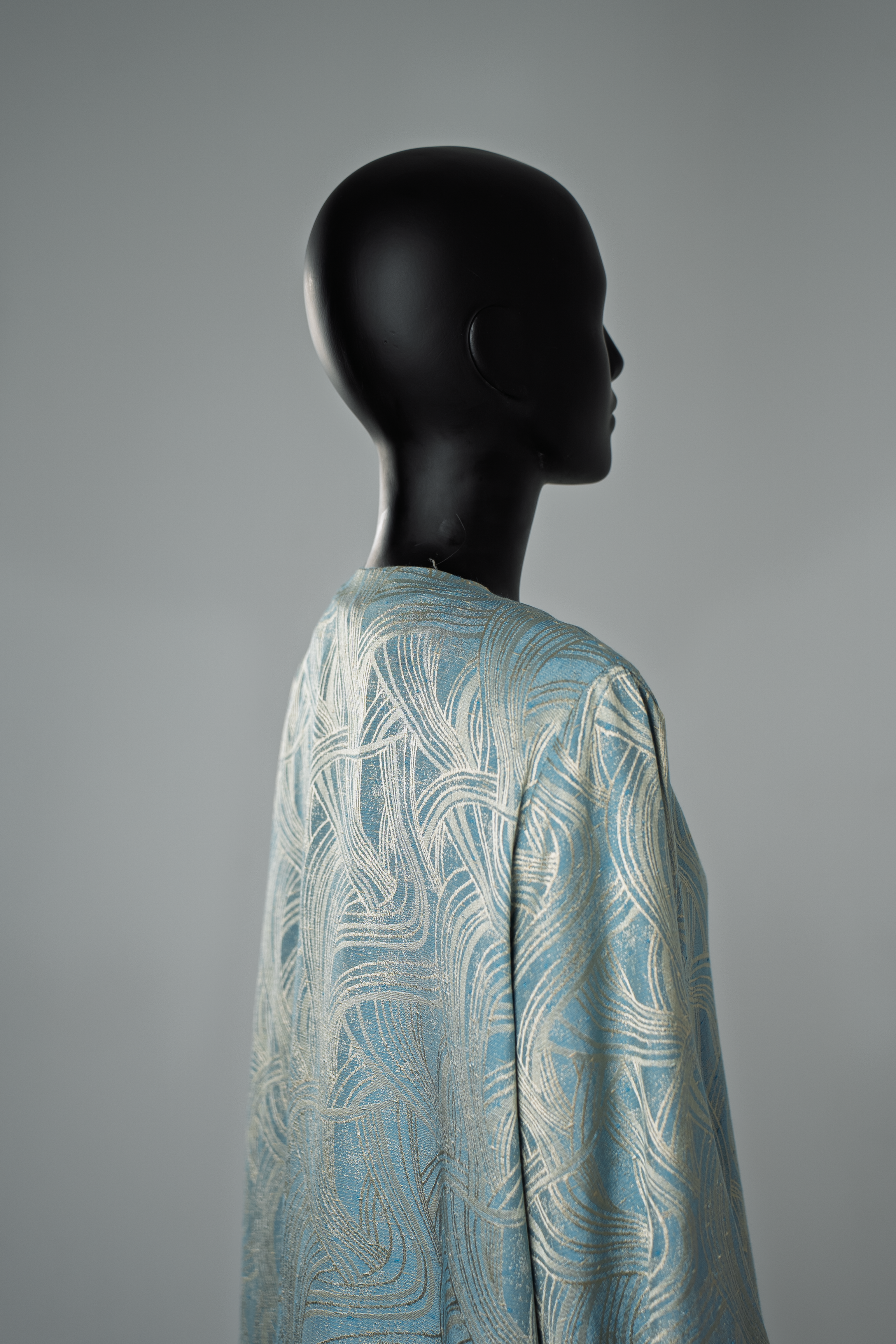 Azure Kaftan – Blue & Gold