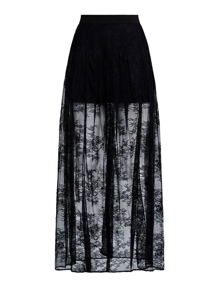 Lace Skirt – Black